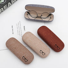 Load image into Gallery viewer, 1Pcs 2019 New Fashion Men Women Kids Leather Eye Glasses Hard Shell Protector Reading Eyewear Case Portable Sunglasses Box Case