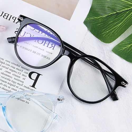 1Pcs Fashion Unisex Portable Optical Glasses Ultra Light Resin Blue Light Blocking Glasses Flexible Vision Care Computer Glasses