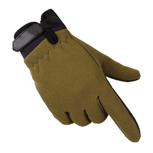 Mens Tactical Gloves Lightweight Breathable Riding Gloves Non-slip Wearable Full Finger and Half Finger Gloves