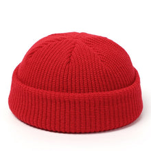 Load image into Gallery viewer, Winter Knit Mens Hat Skullcap Men Beanie Hat Winter Short Brimless Baggy Melon Cap Docker Fisherman Knitted Hat Women