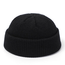 Load image into Gallery viewer, Winter Knit Mens Hat Skullcap Men Beanie Hat Winter Short Brimless Baggy Melon Cap Docker Fisherman Knitted Hat Women