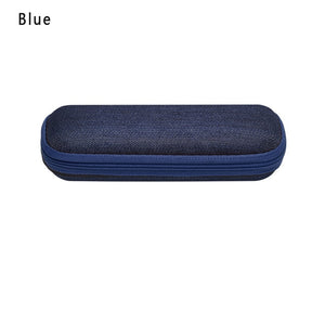 Unisex Magnetic Closure Hard Eyeglasses Case Oval Glasses Package Sunglasses Storage Box Portable Travel Glasses Accessories