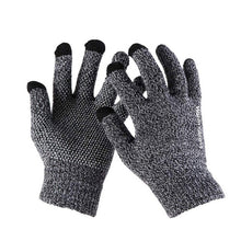 Load image into Gallery viewer, 1Pair Men Thicken Knitted Gloves For Phone Screen Male Winter Autumn Warm Wool Cashmere Solid Gloves Men Mitten Business Gloves