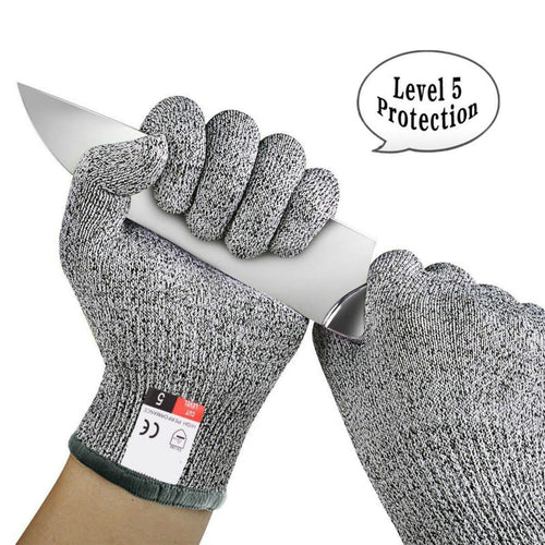 Winter Men's Outdoor Tactical Anti-cut Safety Gloves Cut Proof Stab Resistant Wrist Gloves  Metal Kitchen Butcher Survival