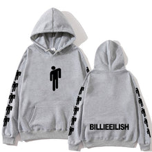 Load image into Gallery viewer, Billie Eilish Fashion Printed Hoodies Women/Men Long Sleeve Hooded Sweatshirts 2019 Hot Sale Casual Trendy Streetwear Hoodies