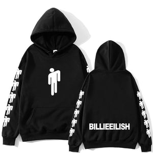 Billie Eilish Fashion Printed Hoodies Women/Men Long Sleeve Hooded Sweatshirts 2019 Hot Sale Casual Trendy Streetwear Hoodies