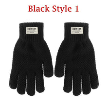 Load image into Gallery viewer, 1Pair Men Thicken Knitted Gloves For Phone Screen Male Winter Autumn Warm Wool Cashmere Solid Gloves Men Mitten Business Gloves