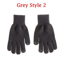 Load image into Gallery viewer, 1Pair Men Thicken Knitted Gloves For Phone Screen Male Winter Autumn Warm Wool Cashmere Solid Gloves Men Mitten Business Gloves