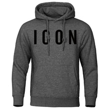 Load image into Gallery viewer, Icon Print Mens Hoodies 2019 Autumn Winter Sweatshirt Hot Sale Fashion Hoodie Casual hip hop Sweatshirt Autumn New Men Tracksuit