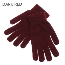 Load image into Gallery viewer, 1Pair Men Thicken Knitted Gloves For Phone Screen Male Winter Autumn Warm Wool Cashmere Solid Gloves Men Mitten Business Gloves