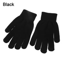 Load image into Gallery viewer, 1Pair Men Thicken Knitted Gloves For Phone Screen Male Winter Autumn Warm Wool Cashmere Solid Gloves Men Mitten Business Gloves