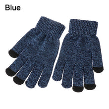 Load image into Gallery viewer, 1Pair Men Thicken Knitted Gloves For Phone Screen Male Winter Autumn Warm Wool Cashmere Solid Gloves Men Mitten Business Gloves