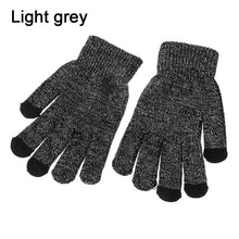 Load image into Gallery viewer, 1Pair Men Thicken Knitted Gloves For Phone Screen Male Winter Autumn Warm Wool Cashmere Solid Gloves Men Mitten Business Gloves