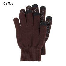 Load image into Gallery viewer, 1Pair Men Thicken Knitted Gloves For Phone Screen Male Winter Autumn Warm Wool Cashmere Solid Gloves Men Mitten Business Gloves