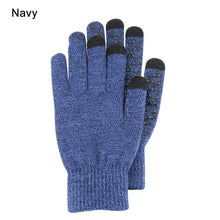 Load image into Gallery viewer, 1Pair Men Thicken Knitted Gloves For Phone Screen Male Winter Autumn Warm Wool Cashmere Solid Gloves Men Mitten Business Gloves