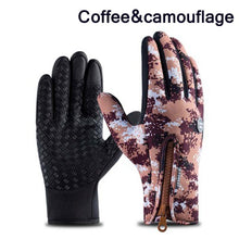 Load image into Gallery viewer, Winter Warm Ski Mens Gloves Women Cycling Touch Screen Waterproof Splash-proof Windproof Fashion Black Gloves Ladies Non-Slip