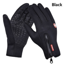 Load image into Gallery viewer, Winter Warm Ski Mens Gloves Women Cycling Touch Screen Waterproof Splash-proof Windproof Fashion Black Gloves Ladies Non-Slip