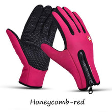 Load image into Gallery viewer, Winter Warm Ski Mens Gloves Women Cycling Touch Screen Waterproof Splash-proof Windproof Fashion Black Gloves Ladies Non-Slip