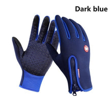 Load image into Gallery viewer, Winter Warm Ski Mens Gloves Women Cycling Touch Screen Waterproof Splash-proof Windproof Fashion Black Gloves Ladies Non-Slip