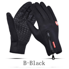 Load image into Gallery viewer, Winter Warm Touch Screen Man Gloves Ski Lady Waterproof Rain-proof Fashion Outdoor Windproof Riding Zipper Sports Gloves Women