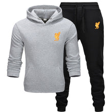 Load image into Gallery viewer, Liverpool tracksuit for men 2 sets of new fashion jacket men&#39;s sportswear Hoodie spring and autumn brand mens hoodies Sweatpants