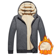 Load image into Gallery viewer, Hoodie Men&#39;s Coat Jackets New Winter Tracksuits Men Set Thick Fleece Hoodies+Pants Suit Zipper Hooded Sweatshirt Outwear Sets