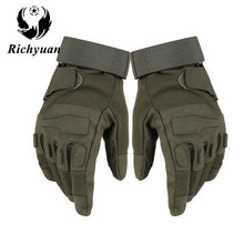 Load image into Gallery viewer, Us Military Tactical Gloves Outdoor Sports Army Full Finger Combat Motocycle Slip-resistant Carbon Fiber Tortoise Shell Gloves