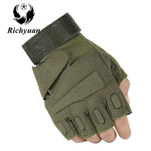 Load image into Gallery viewer, Us Military Tactical Gloves Outdoor Sports Army Full Finger Combat Motocycle Slip-resistant Carbon Fiber Tortoise Shell Gloves