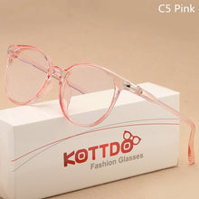 Load image into Gallery viewer, KOTTDO Fashion Transparent Glasses Optical Glasses Frames For Women Cat Eye Glasses Frame Men Eyeglasses Eyewear Frame  Oculos