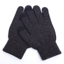 Load image into Gallery viewer, Winter Touch Screen Gloves Women Men Warm Stretch Knit Mittens Imitation Wool Full Finger Guantes Female Crochet Luvas Thicken