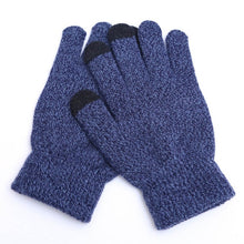 Load image into Gallery viewer, Winter Touch Screen Gloves Women Men Warm Stretch Knit Mittens Imitation Wool Full Finger Guantes Female Crochet Luvas Thicken