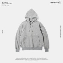 Load image into Gallery viewer, INFLATION 2019 Autumn Mens Thick Fleece Hoodies Hip Hop Pure Hoodies Thick Velvet Fabrics Winter Hoodies For Men Women 167W17