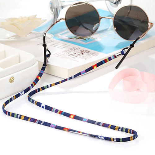 1Pc 6 Colors New Leather Eyeglass Cord Adjustable End Glasses Holder Colorful Leather Glasses Neck Strap String Rope Band