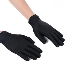 Load image into Gallery viewer, fashion 1 Pair Spring Summer Spandex Gloves Men Black White Etiquette Thin Stretch Gloves Dance Tight White Jewelry Gloves